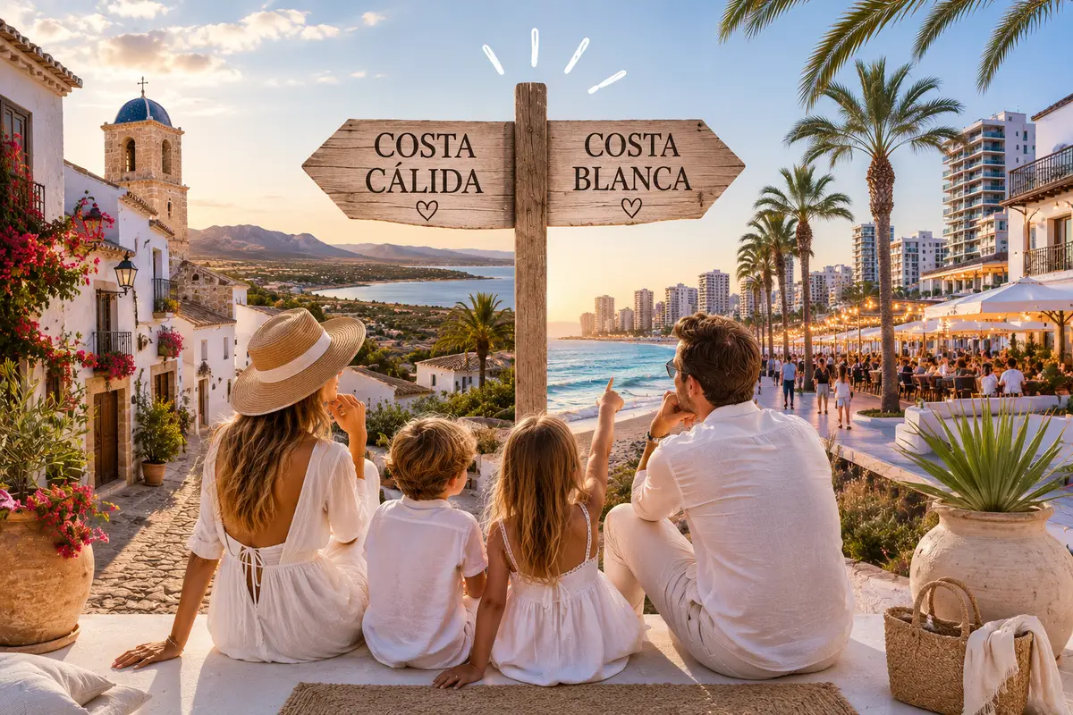 Costa Blanca oder Costa Cálida? Entdecken Sie, welche Region am besten zu Ihnen passt