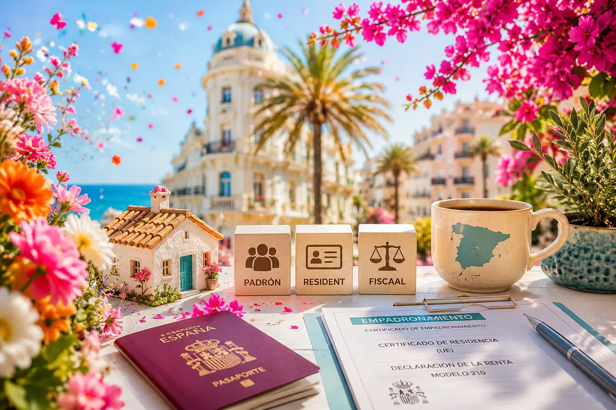 Becoming a resident in Spain: what is the difference between the padrón, residency, and tax residency?