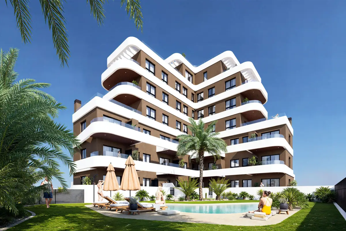 Apartment with 2 bedrooms in Guardamar del Segura, Alicante, €305,000