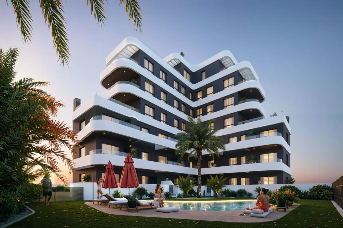 Penthouse with 3 bedrooms in Guardamar del Segura, Alicante, €695,000