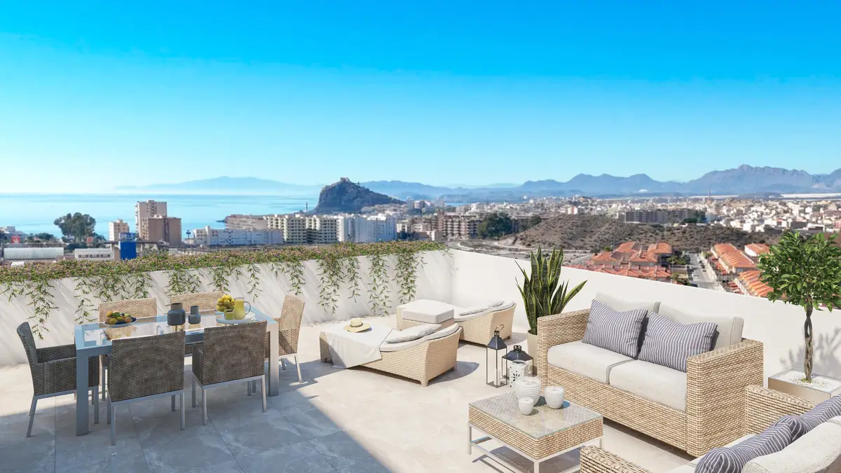 Penthouse with 2 bedrooms in Águilas, Murcia, €297,000