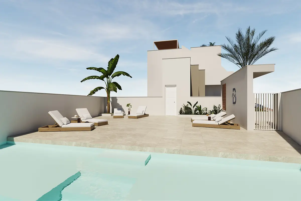 Bungalow with 2 bedrooms in San Pedro del Pinatar, Murcia, €239,900
