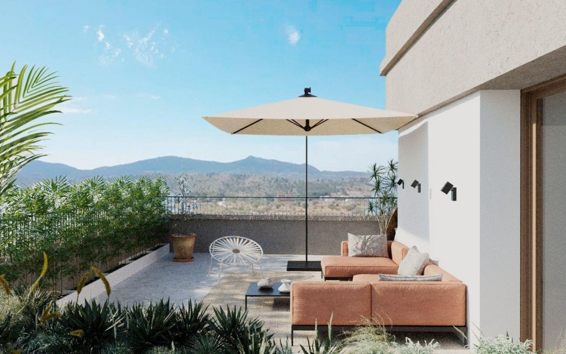 New Build - Ground floor apartment - Hondón de las Nieves - Pueblo