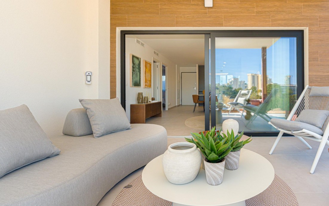 New Build - Ground floor apartment - Villajoyosa - Cala de Finestrat