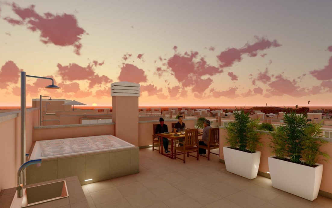 Nieuwbouw - Top Floor Bungalow - Pilar de la Horadada - Lo Monte