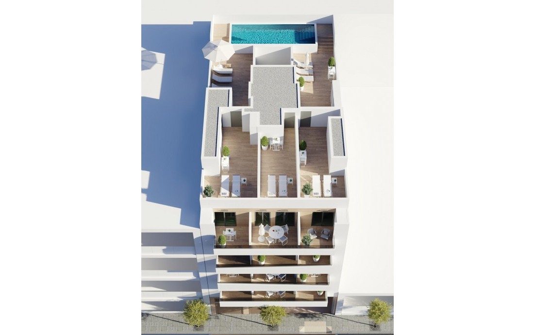 Nouvelle construction - Penthouse - Torrevieja - Centro