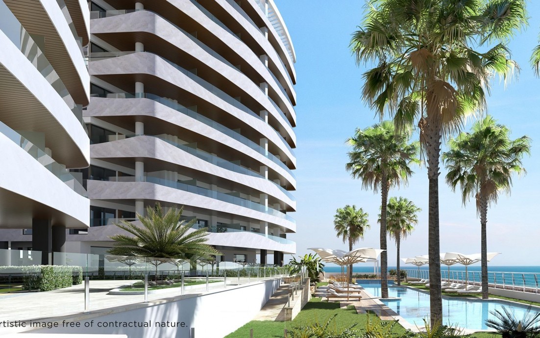 Nueva construcción  - Apartamento - La Manga del Mar Menor - 1ª Linea Del Mar Mediterraneo