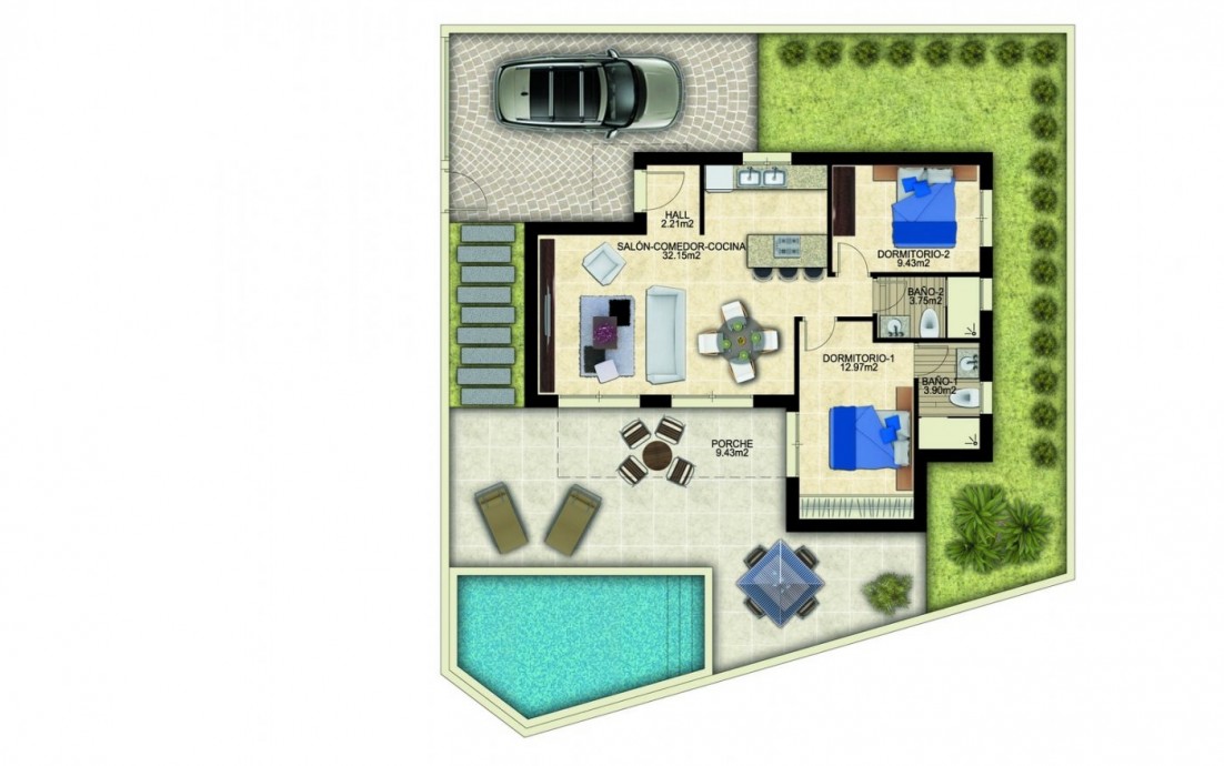 Nueva construcción  - Villa - Benijofar - Polideportivo