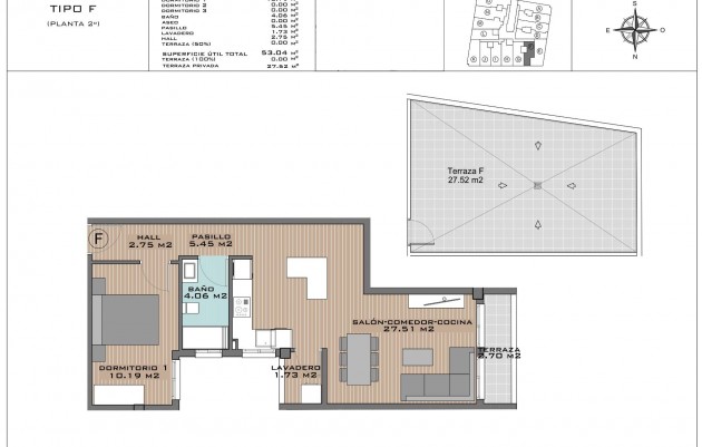 Nouvelle construction - Penthouse - Algorfa - Pueblo