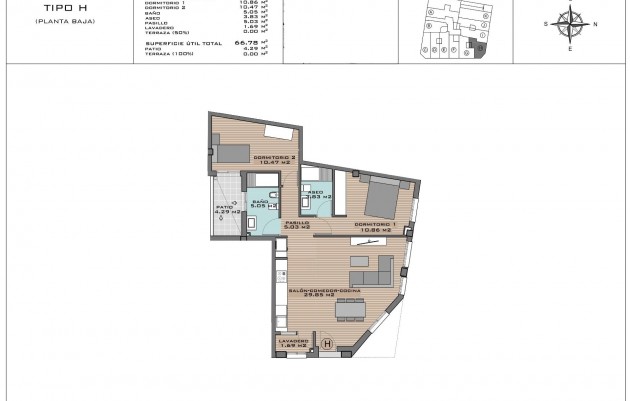 Nieuwbouw - Appartement - Algorfa - Pueblo
