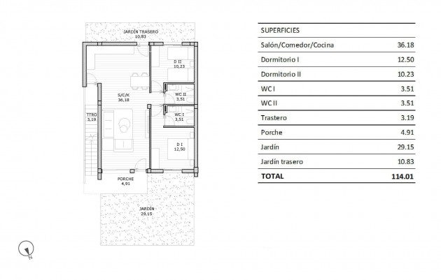 Nueva construcción  - Bungalow - San Miguel de Salinas - Pueblo