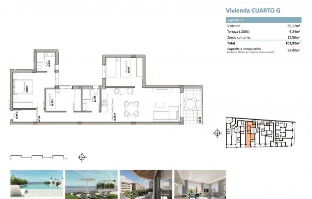 Nouvelle construction - Penthouse - Guardamar del Segura - Pueblo