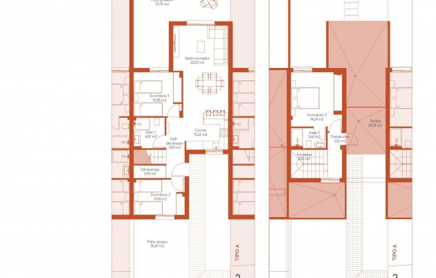 Nieuwbouw - Town House - Baños y Mendigo - Altaona Golf And Country Village