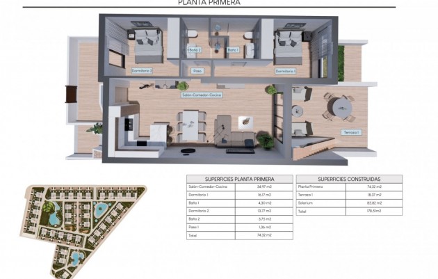 Nueva construcción  - Bungalow - Torrevieja - Los Balcones