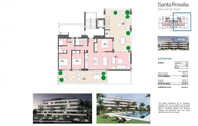 Nouvelle construction - Penthouse - Torre Pacheco - Santa Rosalia Lake And Life Resort