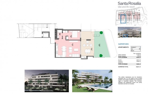 Nouvelle construction - Appartement - Torre Pacheco - Santa Rosalia Lake And Life Resort