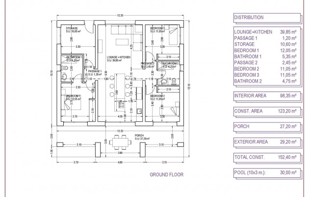 New Build - Villa - Pinoso - Campo