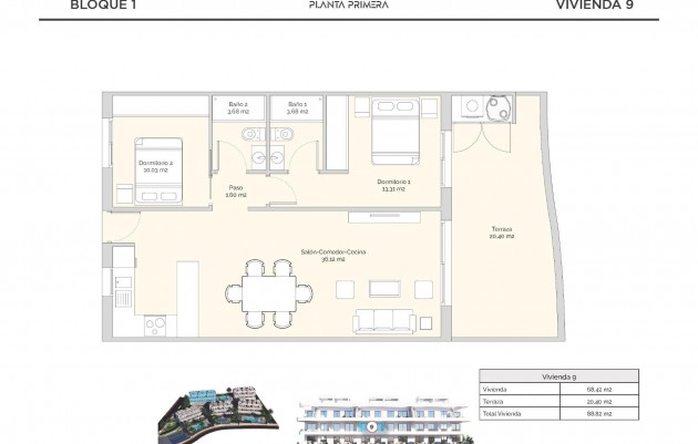 Nueva construcción  - Apartamento - Finestrat - Golf Piug Campana