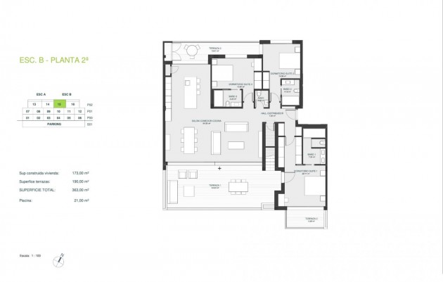 Nouvelle construction - Penthouse - Orihuela - Las Colinas Golf