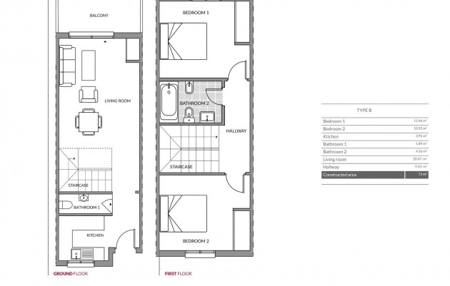 Nueva construcción  - Town House - Mijas - Agua Marina