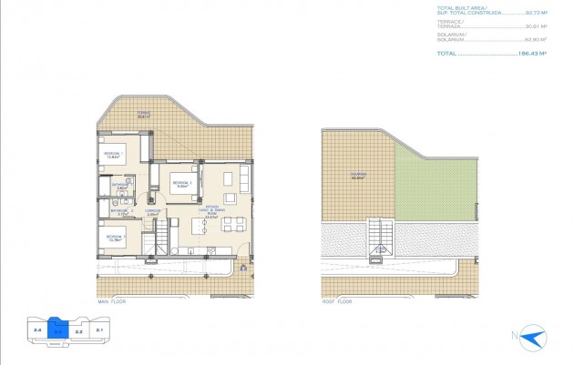 Nueva construcción  - Ático - Los Alcázares - Serena Golf