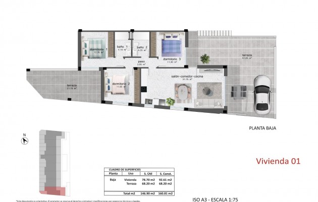 New Build - Bungalow - Pilar de la Horadada - Polígono Industrial Zona Raimundo Bened