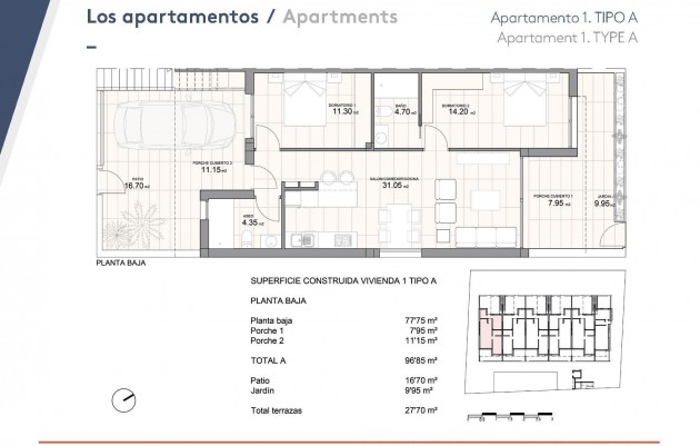 New Build - Bungalow - Pilar de la Horadada - Zona Pueblo