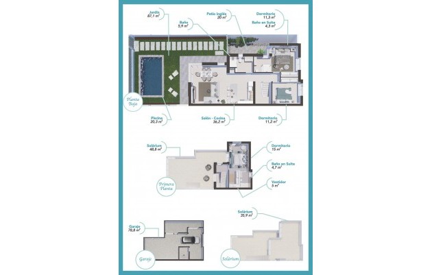 Nueva construcción  - Villa - Los Alcázares - Serena Golf