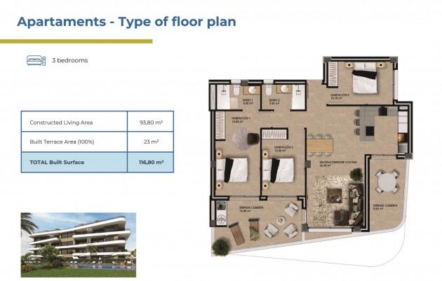 Nouvelle construction - Appartement - Orihuela Costa - Punta Prima