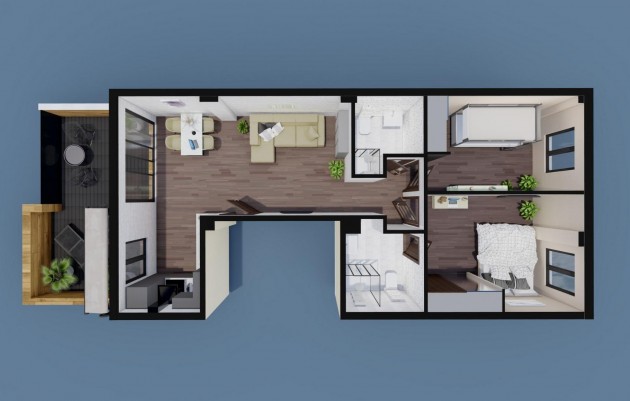 New Build - Penthouse - Pilar de la Horadada - pueblo