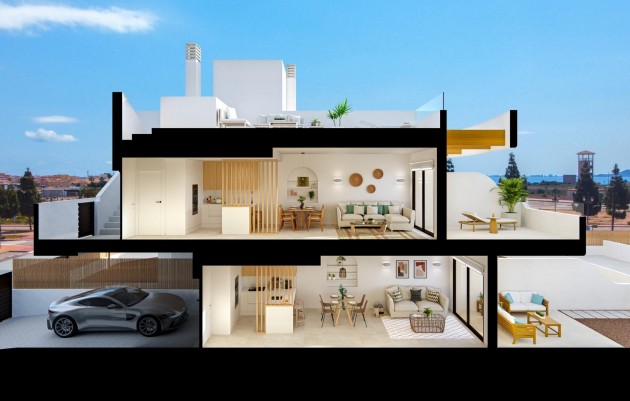 New Build - Apartment - Los Alcázares - Serena Golf