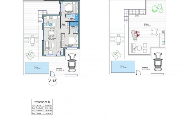 Nouvelle construction - Semidetached - Torre Pacheco
