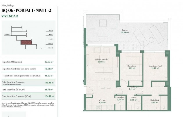 Nieuwbouw - Appartement - Mijas - La Noria Golf