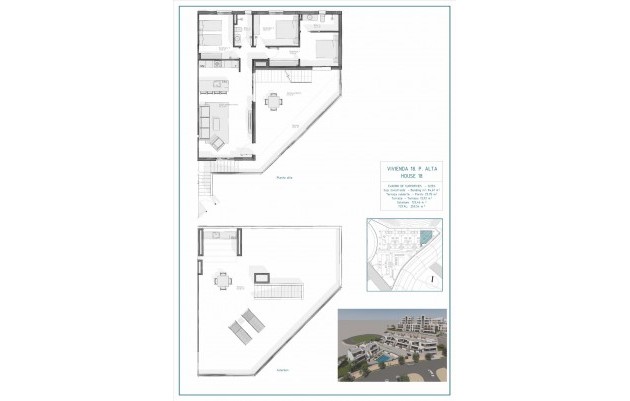 Nieuwbouw - Top Floor Bungalow - Vera - Pueblo Salinas