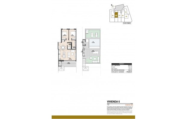 Nieuwbouw - Top Floor Bungalow - Pilar de la Horadada - parques de Andromeda