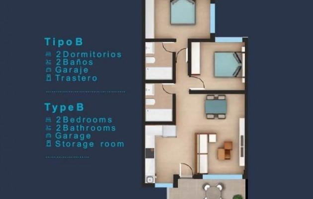 Nieuwbouw - Top Floor Bungalow - San Pedro del Pinatar - Los Pinos