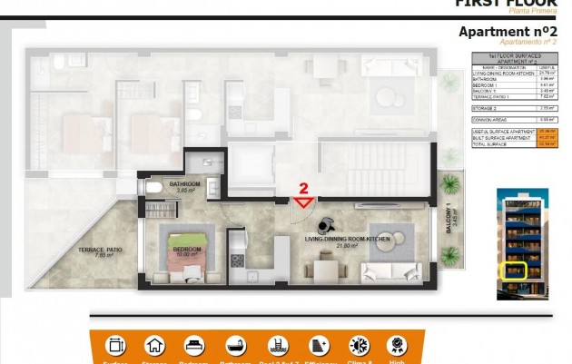 New Build - Apartment - Torrevieja - Playa del Acequión