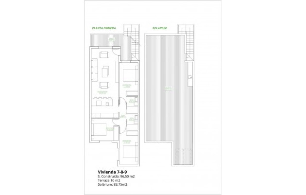 Nieuwbouw - Top Floor Bungalow - San Pedro del Pinatar - Los antolinos