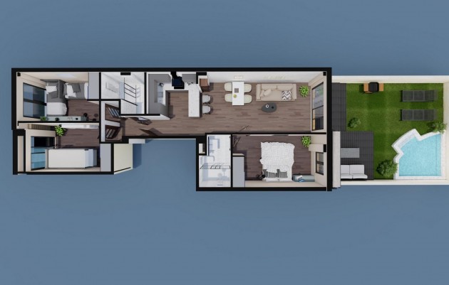 Nieuwbouw - Ground floor apartment - Pilar de la Horadada - pueblo