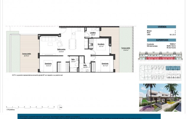 Nouvelle construction - Ground Floor Bungalow - Los Alcázares - Serena Golf