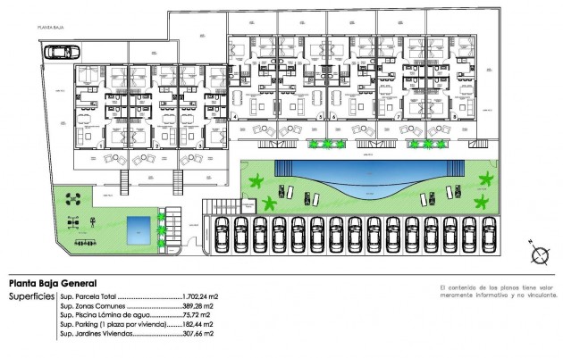Nieuwbouw - Top Floor Bungalow - Pilar de la Horadada - Parque Ramon eugenio Escudero