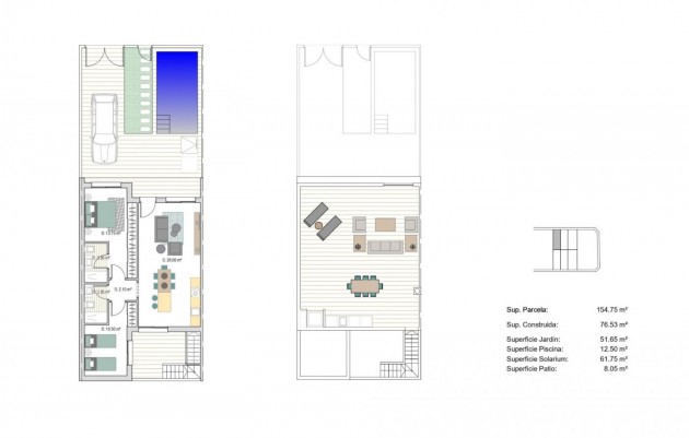 Nieuwbouw - Town House - San Javier - Parque del doce