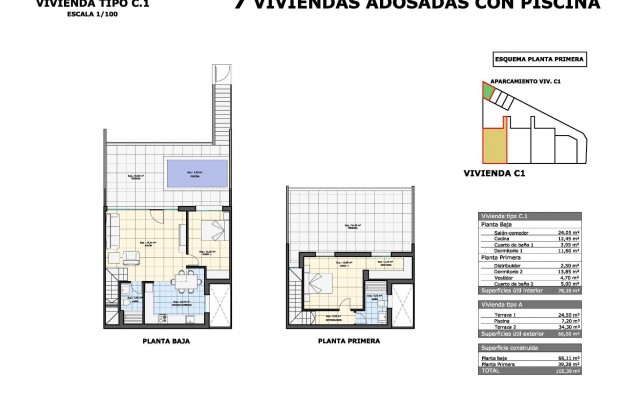 Nouvelle construction - Top Floor Bungalow - Pilar de la Horadada - pueblo