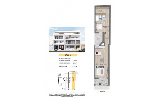 Nieuwbouw - Ground floor apartment - Torrevieja - Playa de El Cura