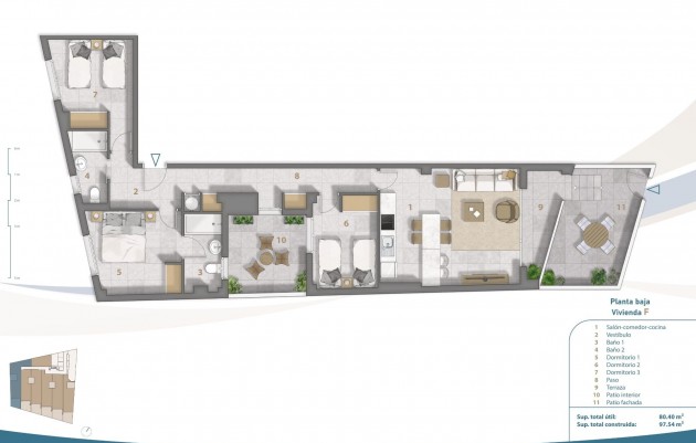 Nieuwbouw - Ground floor apartment - San Pedro del Pinatar - Playa Villananitos