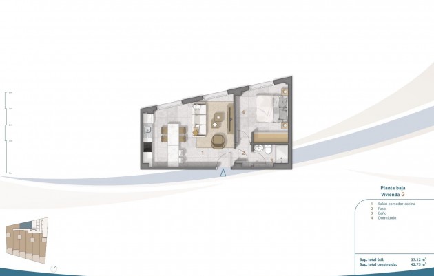 Nieuwbouw - Ground floor apartment - San Pedro del Pinatar - Playa Villananitos