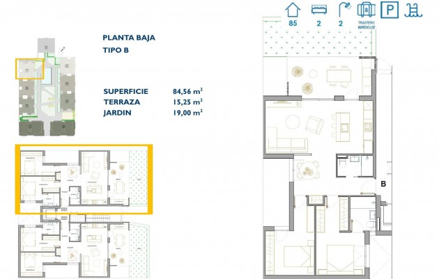 Nouvelle construction - Ground floor apartment - San Pedro del Pinatar - Pueblo