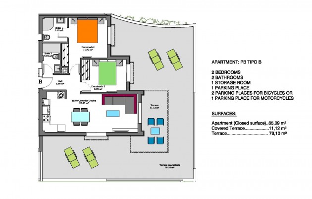 Nieuwbouw - Ground floor apartment - Orihuela Costa - Las Filipinas