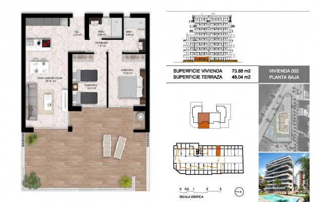 Nouvelle construction - Ground floor apartment - Guardamar del Segura - PUERTO