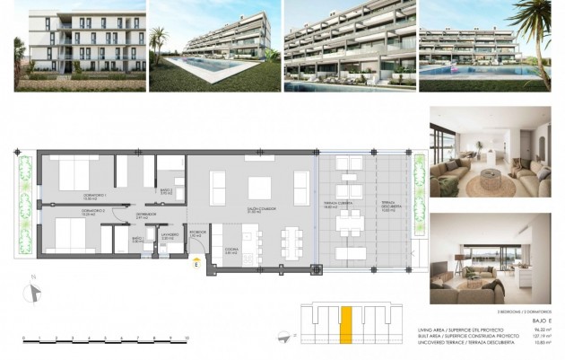 Nieuwbouw - Ground floor apartment - Cartagena - Mar de Cristal